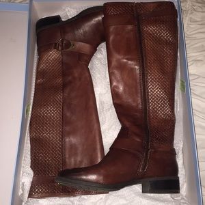 Antonio Melani brown leather boots
